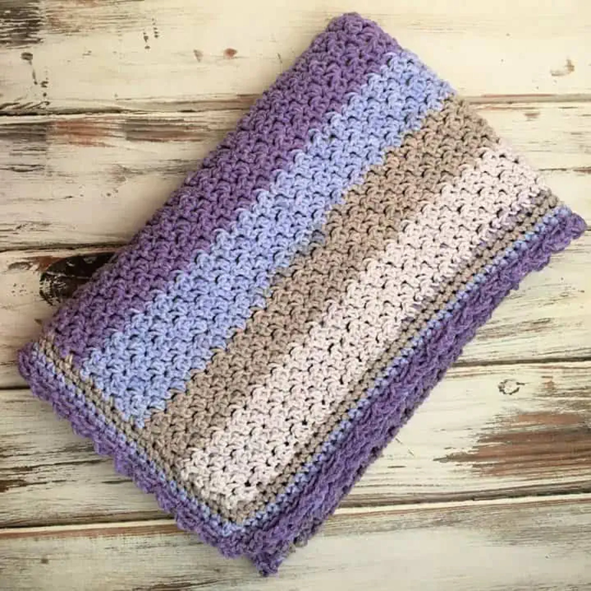 Amethyst Sky Baby Blanket Crochet