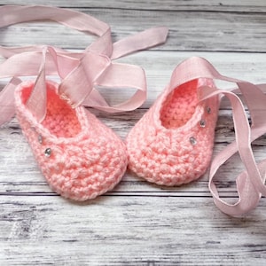 Ballet Baby Slippers Crochet Pattern, Ballet Baby Shoes, Baby Wedding Shoes, Baby Girl Slippers, Baby Girl Booties, Ballerina Point Shoes
