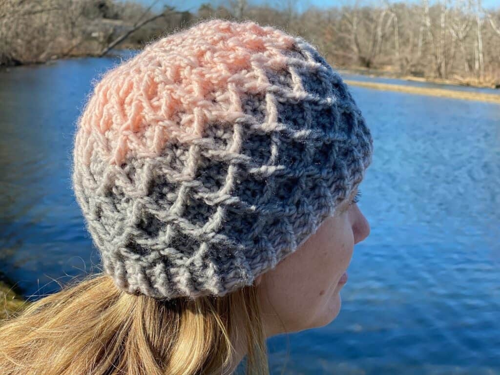 39 Beanie Hat Crochet Patterns: Upgrade Your Style Game Today! 10 Diamond Stitch Beanie Crochet
