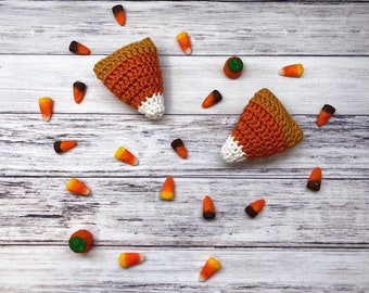 Candy Corn Amigurumi, Halloween Crochet Pattern, Fall Home Decor, Crochet Candy Corn, Halloween Home Decoration, Crochet Pattern PDF