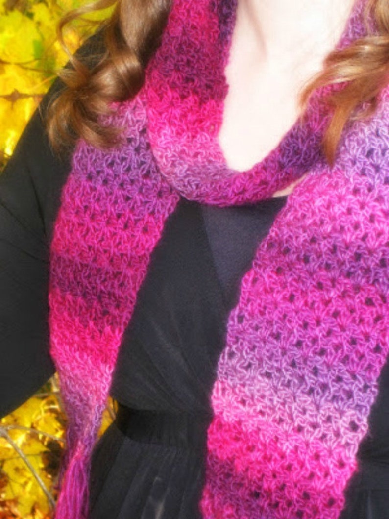 Unforgettable One Skein Scarf Pattern image 1