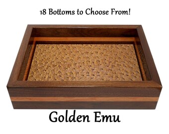 Walnut Valet Tray, Mens Birthday Gift, Gift For Boyfriend, Husband Gift, Mens Gift, Anniversary Gift For Him, Gift For Dad, Remote Holder