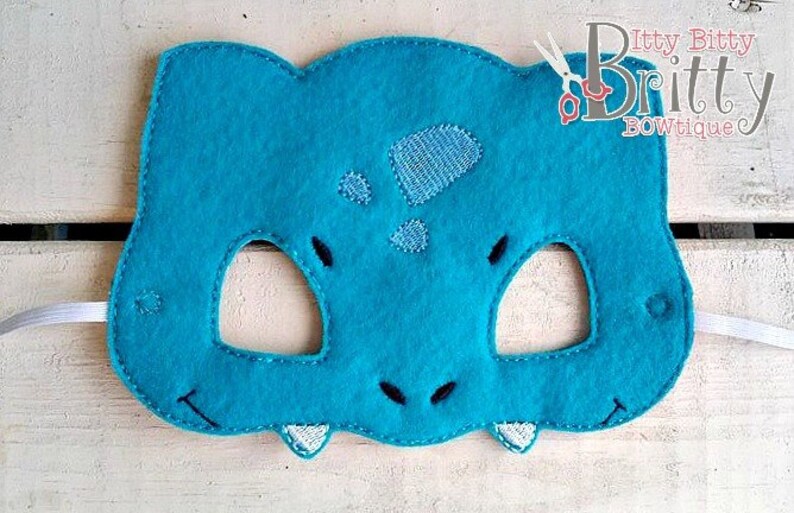 Pokemon Bulbasaur inspired mask | Etsy