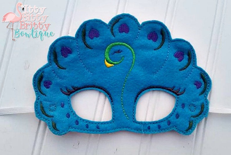 Peacock inspired mask