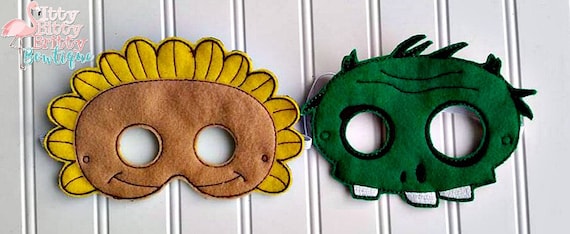 Plant Vs Zombie Inspired Mask | Etsy