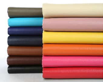 Colorful Faux Leather, PU Leather Fabric, Soft Matte Imitation Leather- -for Clothing,Bag,Shoes DIY--1/2 yard