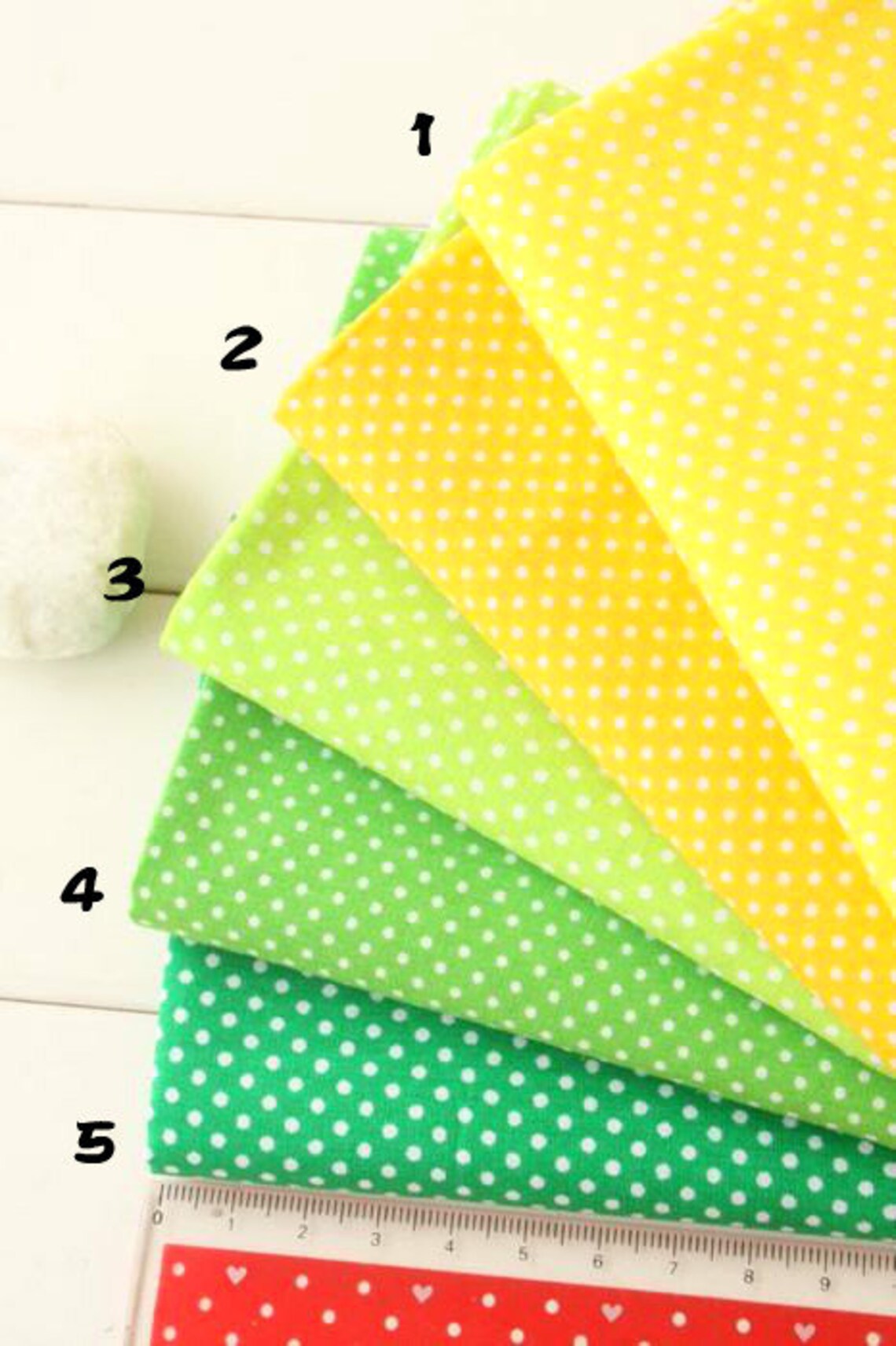 Small Dot Cotton Fabric/ Baby Cotton Fabric /washed Etsy