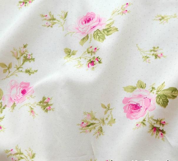 Korean Fabrics Rural Pink Series Fabriccotton Flower Fabric - Etsy