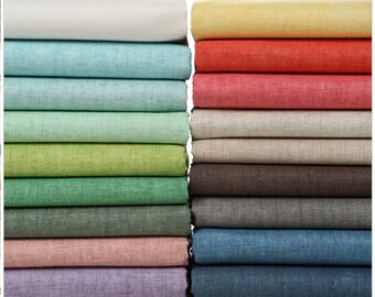 environmental coating curtain fabric Linen Fabric by the Yard Cotton Fabric Korean Linen Window Curtain Fabric Handwork - half yard