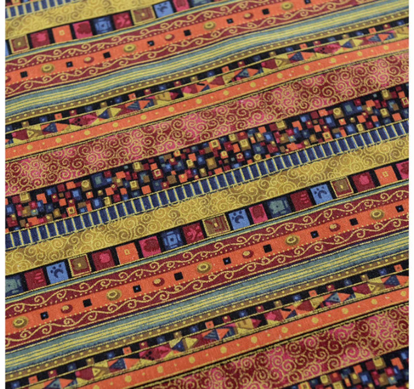 Bohemian Style Cotton Linen Fabriccurtain Fabric/ Baby Etsy