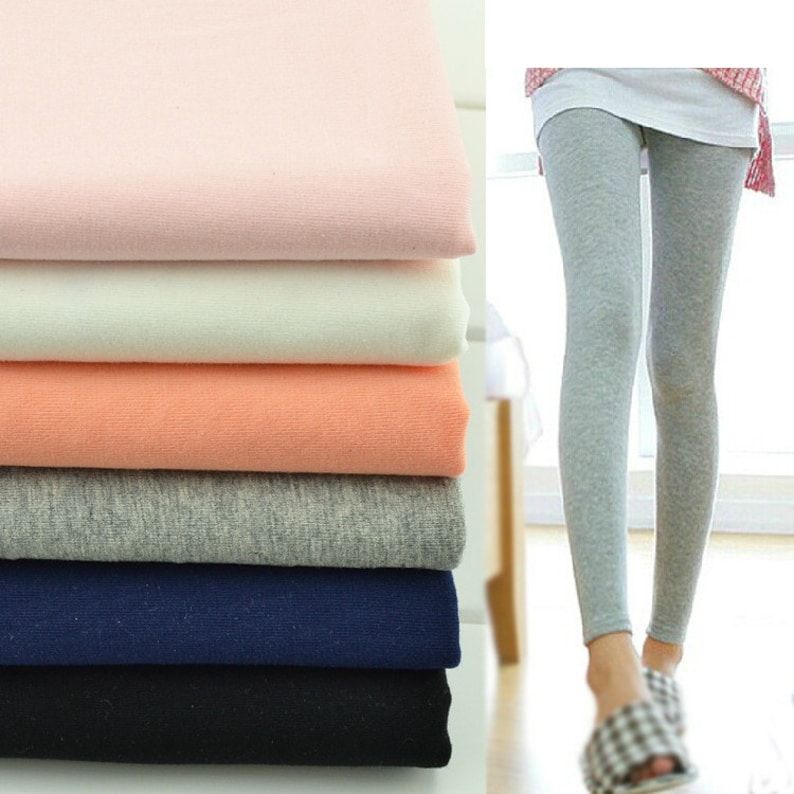 Super stretch fabriccotton knitted fabrics Soft and smooth Etsy