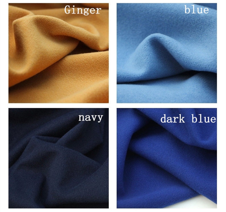 Double Faced Cashmerelike Fabric/flannel Fabric/sanded Etsy