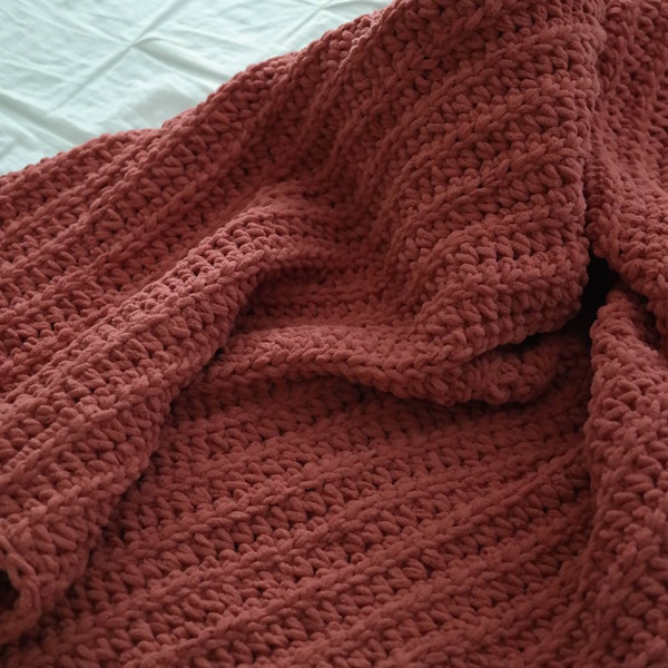 Rust Throw Blanket Shop Online Etsy