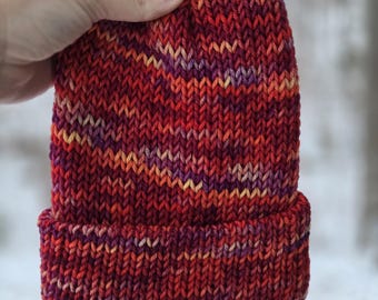 Wool Beanies, Wool Hat, Malabrigo Yarn, Cozy Beanie