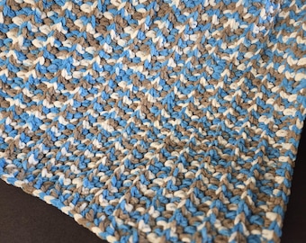 Chunky Stitch Blanket | Cozy Chenille Baby Blanket | New Baby Gift | New Mom Gift | Baby Boy Blanket | Handmade | Little Royales