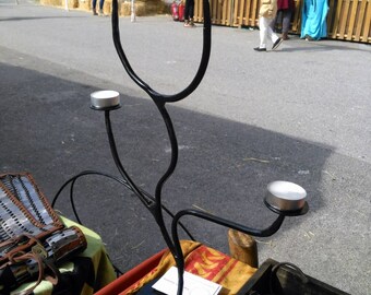 Wrought iron candelabra