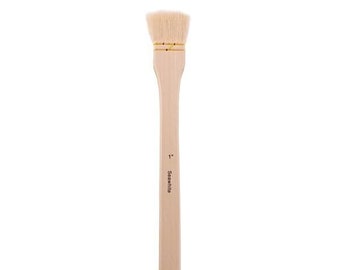 Seawhite of Brighton Wooden Handle Soft Goat Hair Hake Paint Brushes