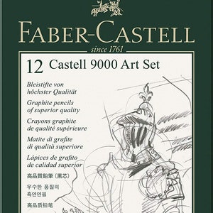 Faber-Castell 12 Castell 9000 Art Set Bleistiftdose