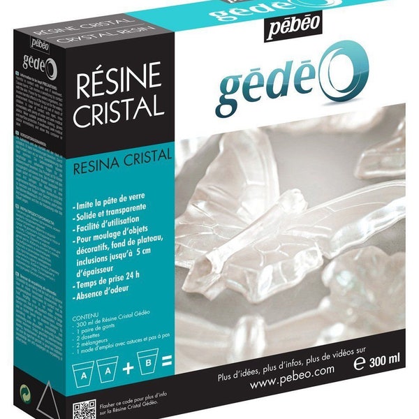 Kit de résine Pebeo Gedeo Clear Crystal