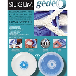 Pebeo Siligum 2 Part Silicone Putty for Making Own Design Moulds 100g & 300g