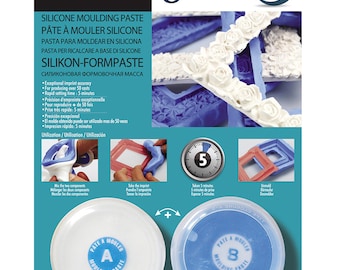 Pebeo Siligum 2 Part Silicone Putty for Making Own Design Moulds 100g & 300g