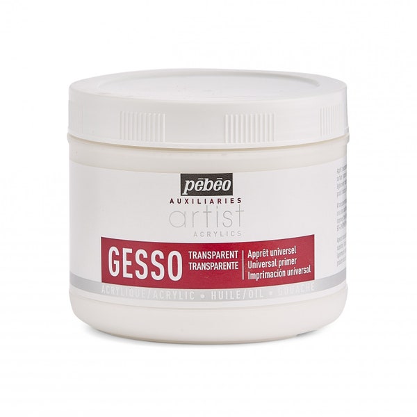 Pebeo Artist Acrylique Auxiliaires Gesso Transparent 500 ml