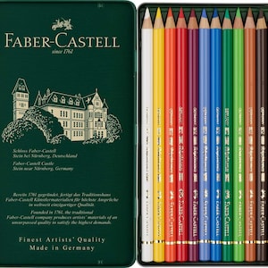 Faber-Castell Polychromos Colour Pencil 12 Tin