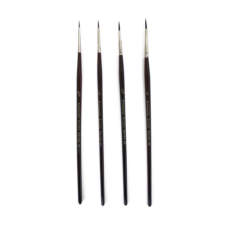 Artmaster Acrylic Painting Series Synthetic Paint Brushes image 2