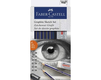 Faber-Castell Graphite Sketch Set of Goldfaber Pencils