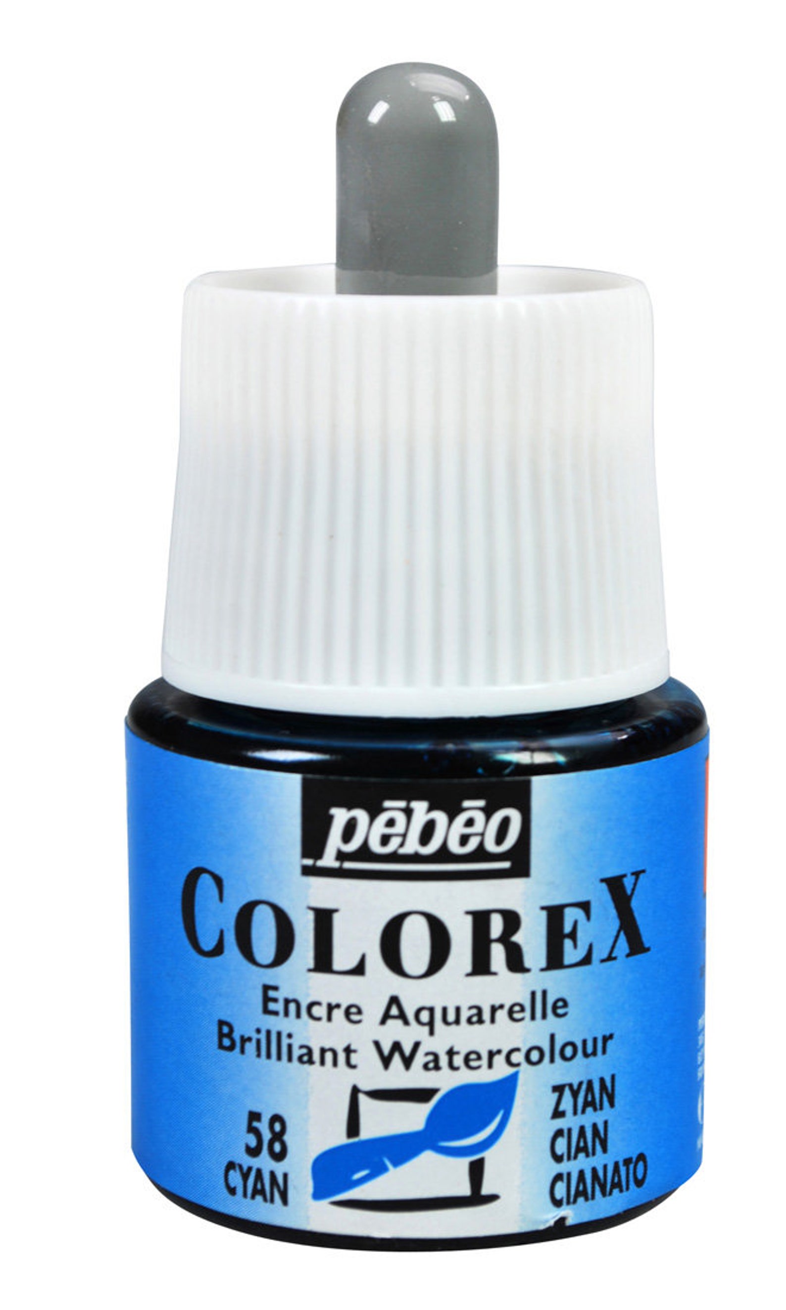 Pebeo Colorex Dyebased Ink Primary Starter Set 5 X 45ml Etsy UK