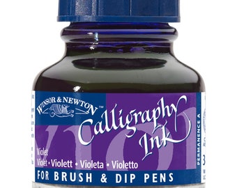 Encre Winsor & Newton pour calligraphie et stylo trempette 30 ml