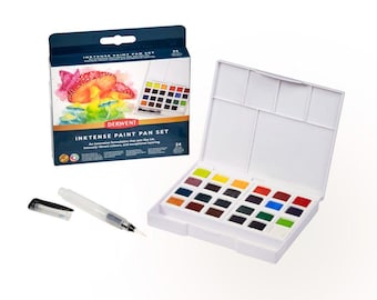 Derwent Inktense Paint Pan Studio Set of 24 Colours