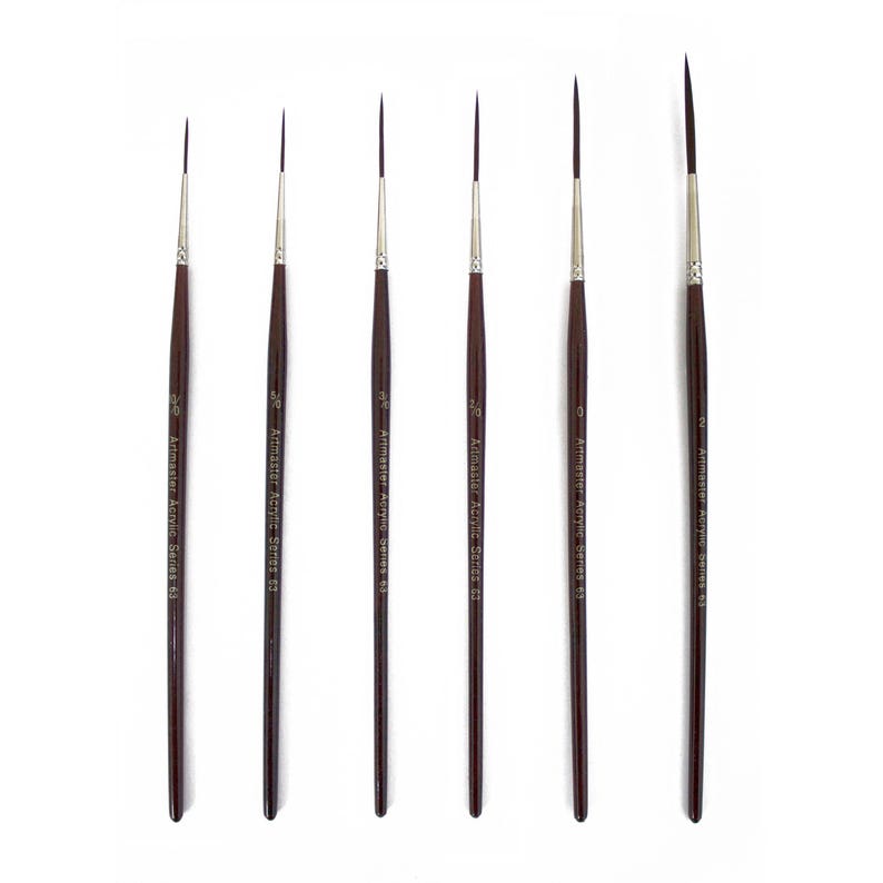 Artmaster Acrylic Painting Series Synthetic Paint Brushes image 4