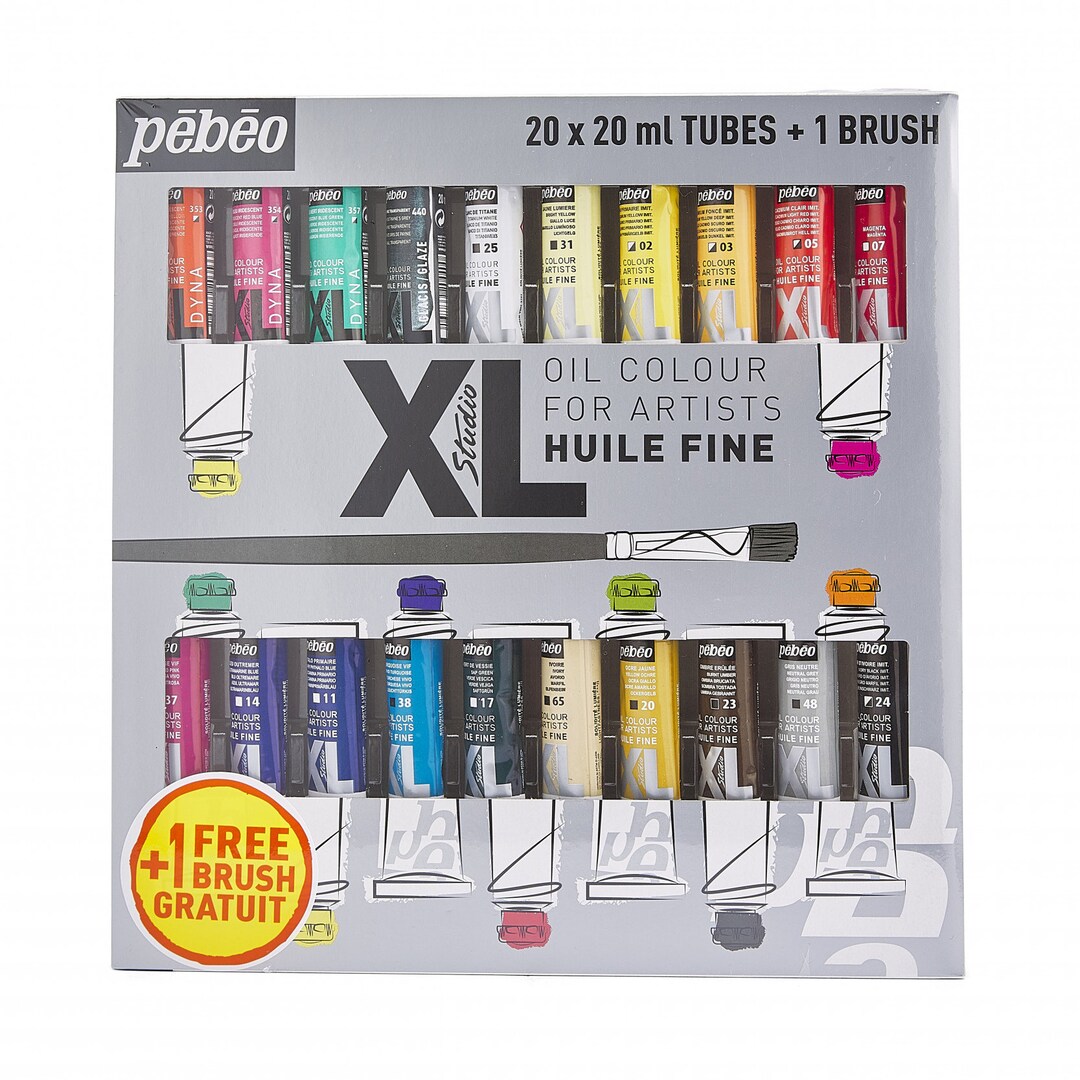 Pebeo Studio XL Oil Paint Set 20 X 20ml Etsy UK
