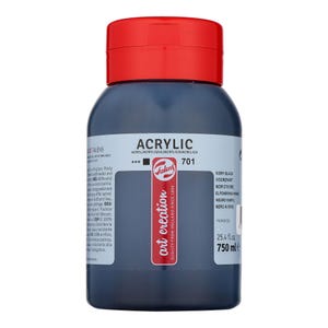 Talens Art Creation Acrylic Paint 750ml Ivory Black