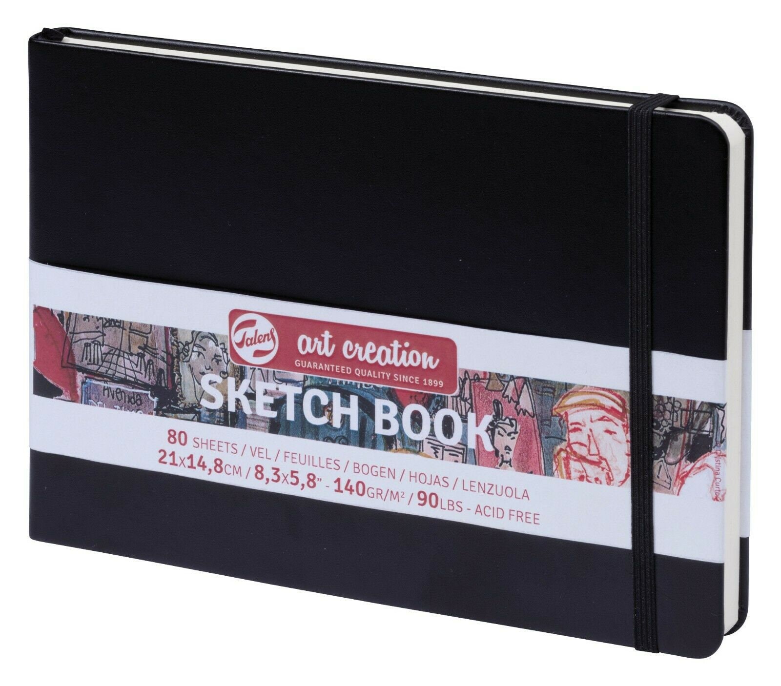 Mini Sketchbook With Black Paper, White Gelly Roll Pen, White Pencil &  Tortillion Kit 