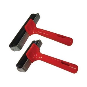 Lino Block Printing Brayer, Hard Rubber Roller, Major Brushes