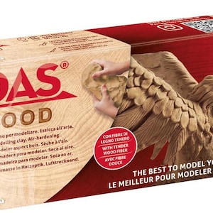 DAS Air Dry Wood Modelling Clay