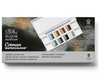 Winsor & Newton Cotman Watercolour Metallic Pocket Set