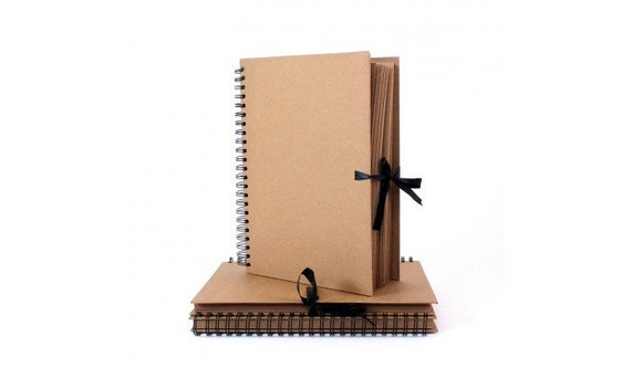 Seawhite of Brighton Kraft Brown Paper Wire Bound Sketch Books for Drawing,  Scrapbooking & Display 