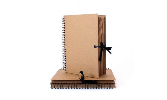 Seawhite of Brighton Kraft Brown Paper Wire Bound Sketch Books for Dr…
