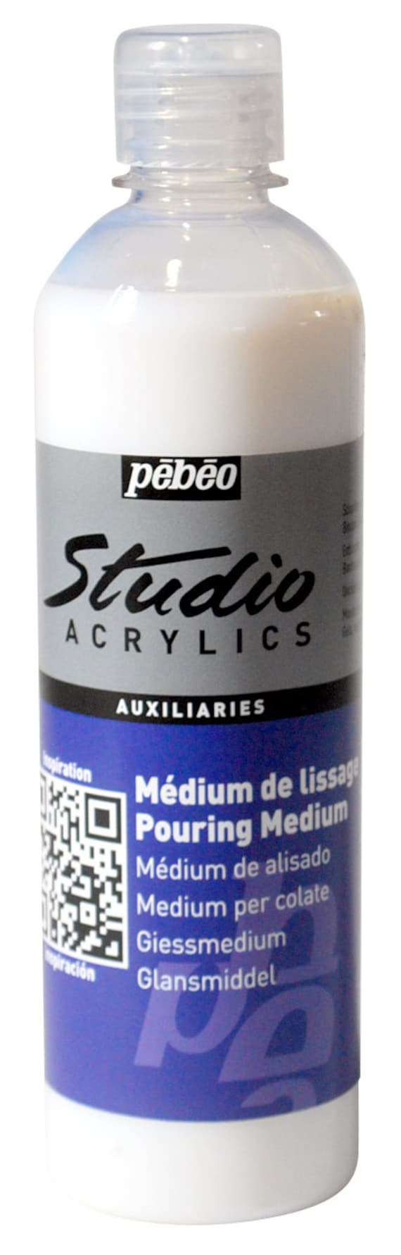 Pebeo Studio Acrylic Pouring Medium in 250ml or 500ml Bottle 