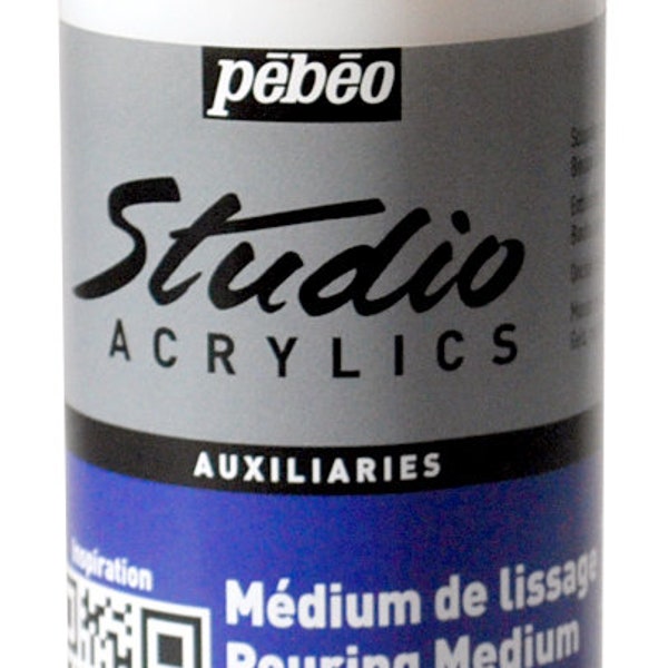 Médium de coulée acrylique Pebeo Studio en bouteille de 250 ml ou 500 ml