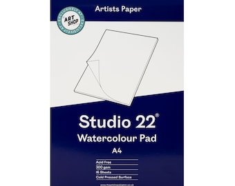 Studio 22 Watercolour Paper Pad A4