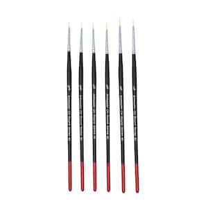 ARTMASTER Fine Detail Miniature Brush Set for Oil Painting 6pc