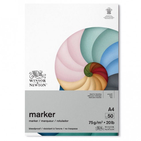 Winsor & Newton Bleed Proof Marker Paper Pad A4 