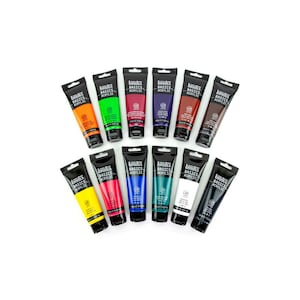 Americana Acrylic Paint Set 12 Piece Acrylic Paint Art Set 