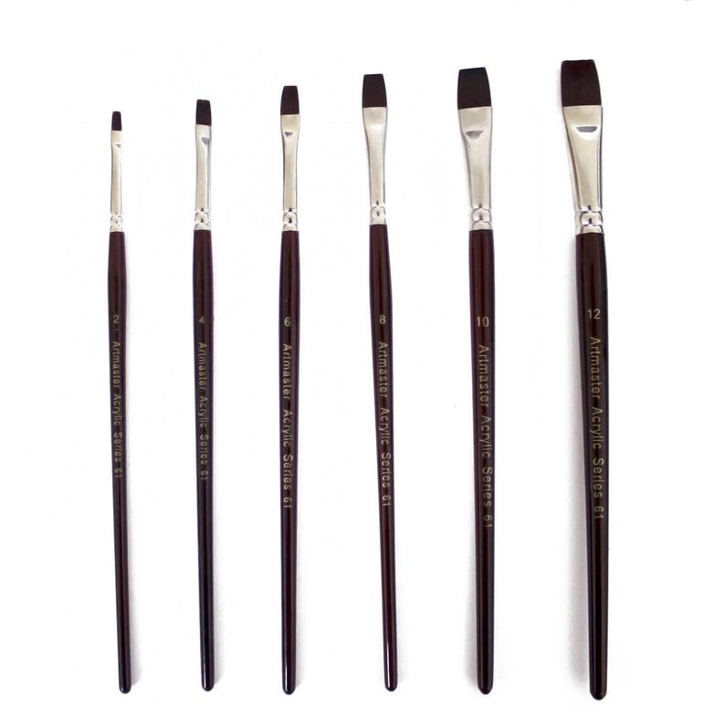 Artmaster Acrylic Painting Series Synthetic Paint Brushes image 6