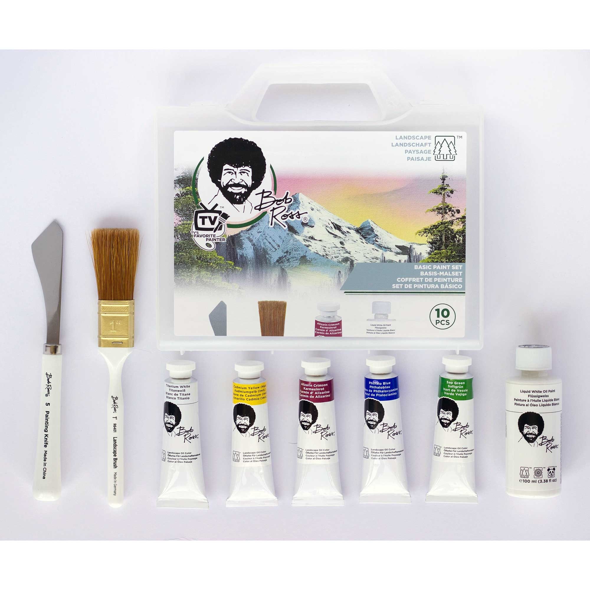 Bob Ross Landscape Painting Basic Oil Paint Set Etsy