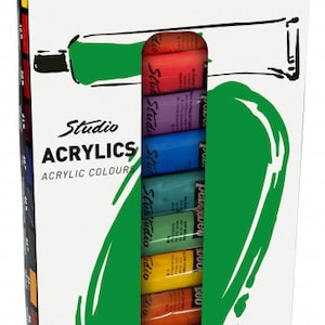 Pebeo Studio Acrylfarben Set 12 x 12ml